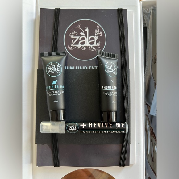 Zala Clip-in Ponytail Human Hair Extensions 22 Inch - 105g - Dark Chocolate #2 - Picture 10 of 10